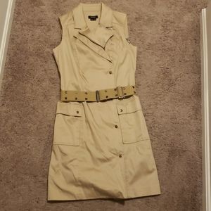 Peck and Peck long vest with belt